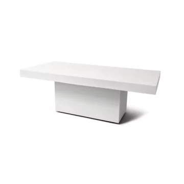 Tappa 90 Dining Coffee Table - Bone