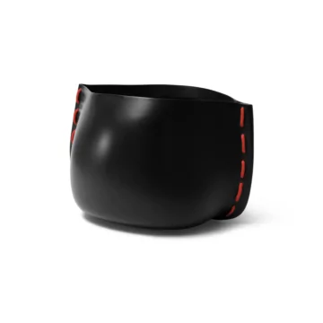 Stitch 125 Plant Pot Studio - Graphite  / Red / Rope