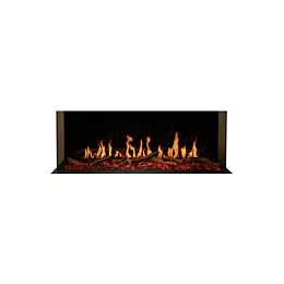 Motion 52 BY Electric Fireplace Orange Front