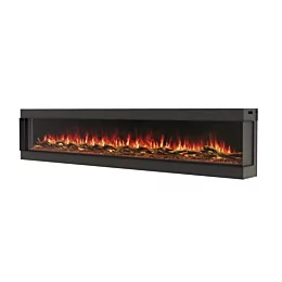Switch 120 SS Electric Fireplace Orange 45