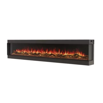 Switch 120 SS Electric Fireplace Orange 45