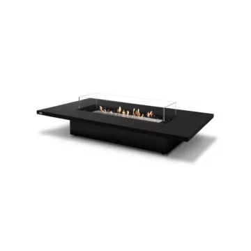 Daiquiri 70L Fire Table Fluid Graphite Ethanol SS Glass