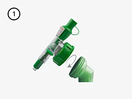 Adaptor and Nozzle Procedure Step 1 US