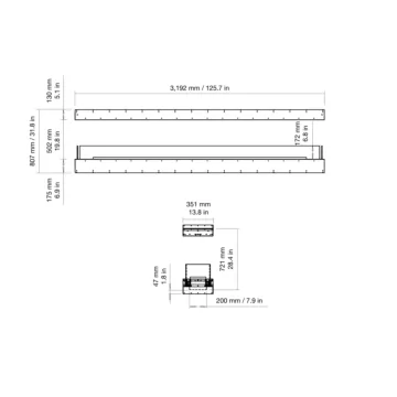 Flex 122IL Island Fireplace