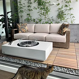 The fire table has arrived from ecosmartfire Just in time