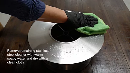 How do I clean my EcoSmart Fire ethanol burner? 20