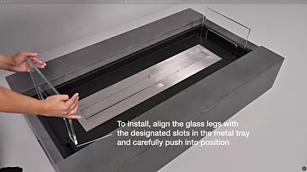 Assembly Steps - Glass Fire Screens 12