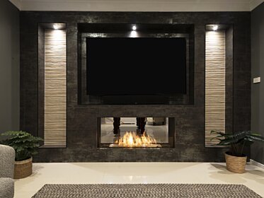 Flex 68DB Double Sided - In-Situ Image by EcoSmart Fire