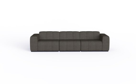 Connect Modular 3 Sofa Furniture - Flanelle by Blinde Design