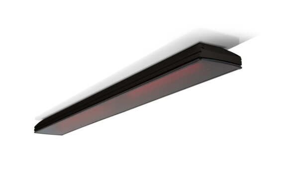 Vision 3200W Radiant Heater - Black / Black - Flame On by Heatscope Heaters