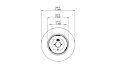 Ark 40 Fire Pit - Technical Drawing / Top by EcoSmart Fire