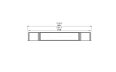 Flex 104SS.BX2 Single Sided - Technical Drawing / Top by EcoSmart Fire