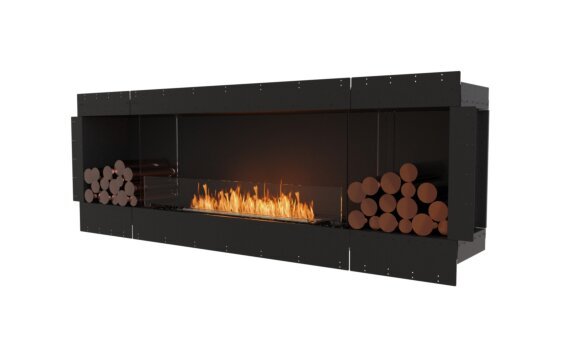 Flex 86SS.BX2 Single Sided - Ethanol / Black / Uninstalled view - Logs not included by EcoSmart Fire