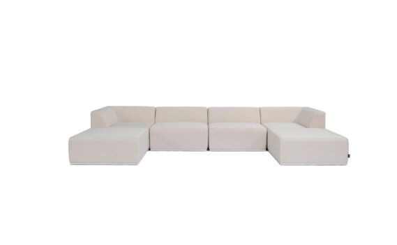 Relax Modular 6 U-Chaise Sectional Furniture - Canvas by Blinde Design