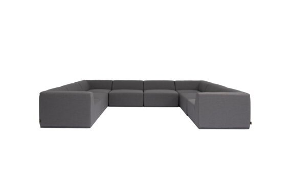 Relax Modular 8 U-Sofa Sectional Furniture - Flanelle by Blinde Design