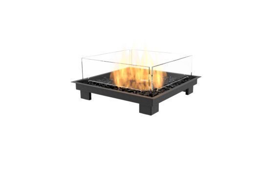 Square 22 Fireplace Insert - Gas LP/NG / Black by EcoSmart Fire