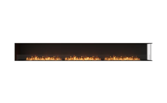 Flex 158RC Right Corner - Ethanol / Black / Installed View by EcoSmart Fire