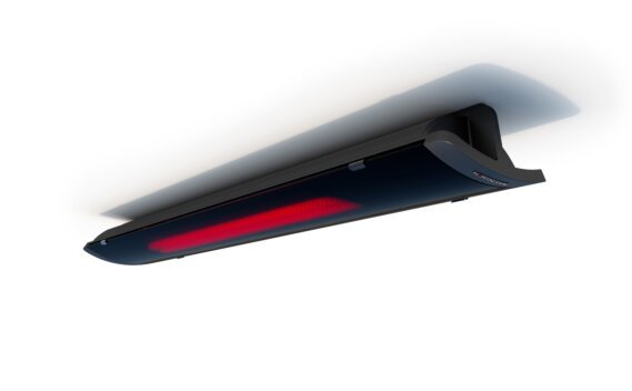 Pure+ 3000W Radiant Heater - Black / Black - Flame On by Heatscope Heaters