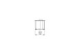 VB2 Ethanol Burner - Technical Drawing / Side by EcoSmart Fire