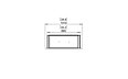 Flex 32SS Single Sided - Technical Drawing / Top by EcoSmart Fire