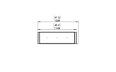 Flex 42PN Peninsula - Technical Drawing / Top by EcoSmart Fire