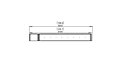 Flex 122LC.BXL Left Corner - Technical Drawing / Top by EcoSmart Fire
