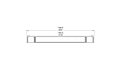 Flex 158DB.BX2 Double Sided - Technical Drawing / Top by EcoSmart Fire