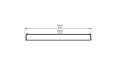 Flex 158RC Right Corner - Technical Drawing / Top by EcoSmart Fire