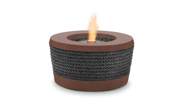 Loop Fire Pit Table - Ethanol / Rust by 
