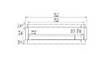 Flex 86DB Double Sided - Technical Drawing / Front by EcoSmart Fire