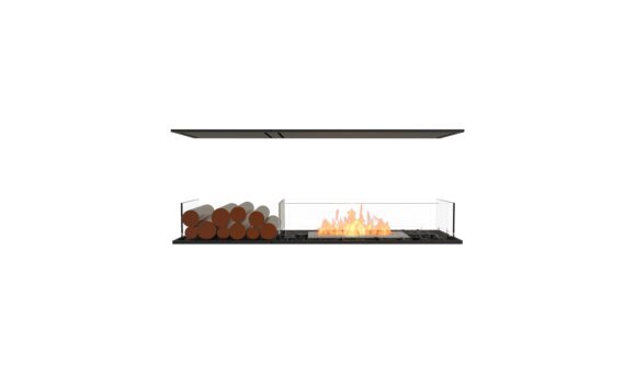 Flex 50IL.BX1 Island - Ethanol / Black / Installed View by EcoSmart Fire