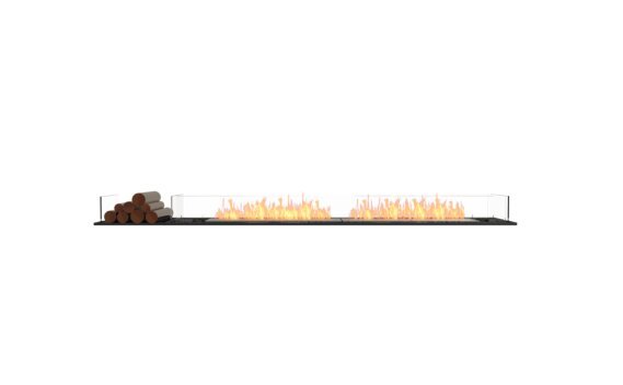 Flex 104BN.BX1 Bench - Ethanol / Black / Installed View by EcoSmart Fire
