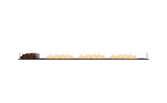 Flex 140BN.BX1 Bench - Ethanol / Black / Installed View by EcoSmart Fire