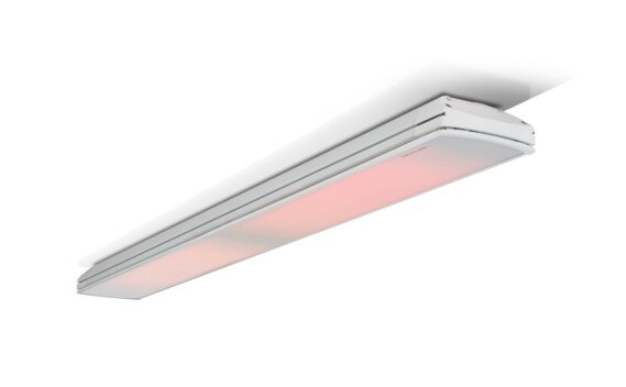 Vision 3200W Radiant Heater - White / White - Flame On by Heatscope Heaters