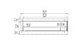 Flex 86RC Right Corner - Technical Drawing / Front by EcoSmart Fire