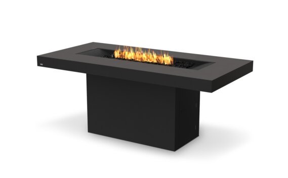Gin 90 (Bar) Fire Pit - Gas LP/NG / Graphite by EcoSmart Fire