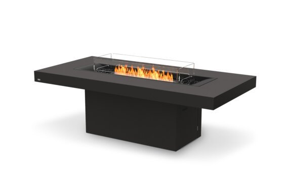 Gin 90 (Dining) Fire Pit - Ethanol - Black / Graphite / Optional Fire Screen by EcoSmart Fire