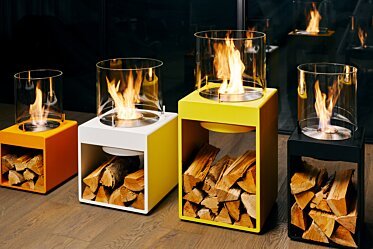 Pop 8T Designer Fireplace - In-Situ Image by EcoSmart Fire