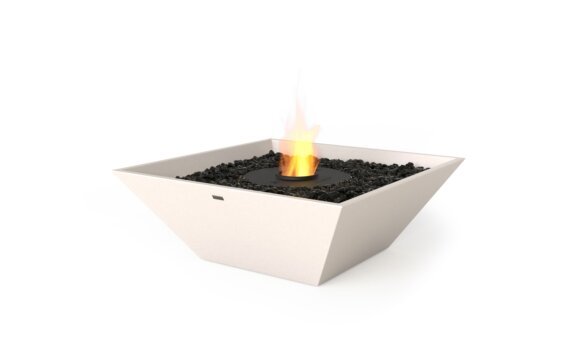 Nova 850 Fire Pit - Ethanol - Black / Bone by EcoSmart Fire