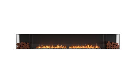 Flex 140 - Ethanol / Black / Installed view - Logs not included by EcoSmart Fire