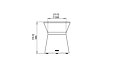Pivot Stool - Technical Drawing / Front by 