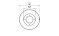 Loop Fire Pit Table - Technical Drawing / Top by 
