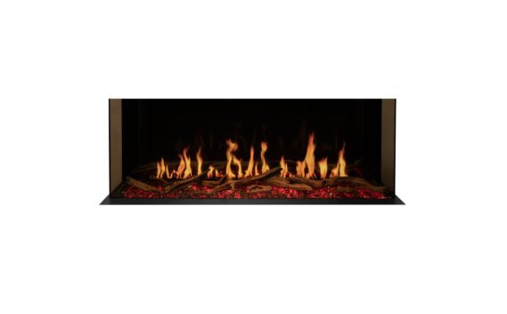 Motion 52 Electric Fireplace - Electric / Black / Orange Flame by EcoSmart Fire