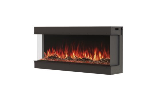 Switch 56 Electric Fireplace - Electric / Black / Orange flame by EcoSmart Fire