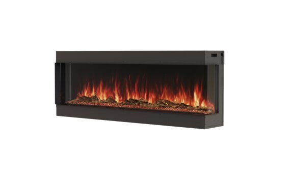 Switch 68 Electric Fireplace - Electric / Black / Orange Flame by EcoSmart Fire