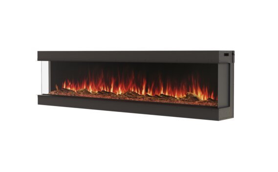 Switch 96 Electric Fireplace - Electric / Black / Orange Flame by EcoSmart Fire
