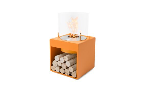 Pop 8L Designer Fireplace - Ethanol / Orange / *Logs not included by EcoSmart Fire