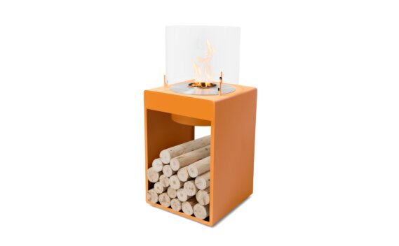 Pop 8T Designer Fireplace - Ethanol / Orange / *Logs not included by EcoSmart Fire